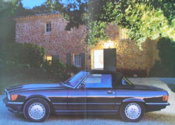 Mercedes-Benz 300 SL - 500 SL Modelprogram 1988 Carbrochure (9288)